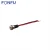 Import DC-099 DC Power Socket Connector 5.5 x 2.1mm Threaded Female Panel Mounting Power Jack with wire from China