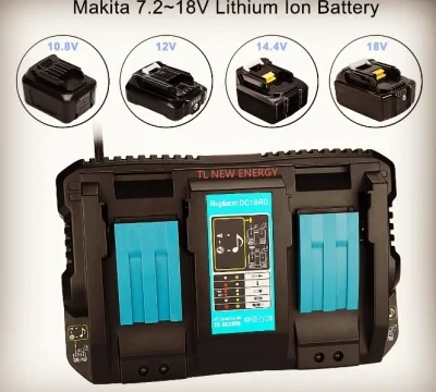 DC18RC DC18ra Charger for Makita 14.4V ~18V Power Tool Battery for Li-ion Battery Packs Makita Bl1830 Bl1840 Bl1850 Bl1860