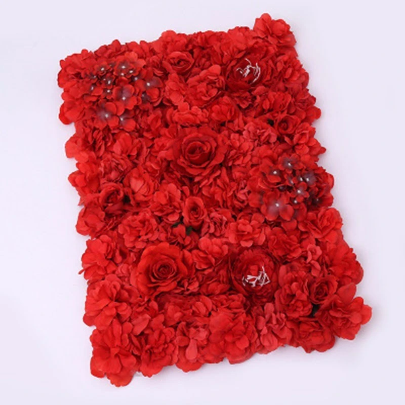 Decorative  colorful artificial flower wall wedding flower wall