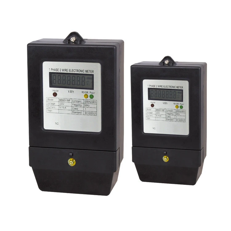 DEM311MF electronic single phase energy meter analog kw panel meter