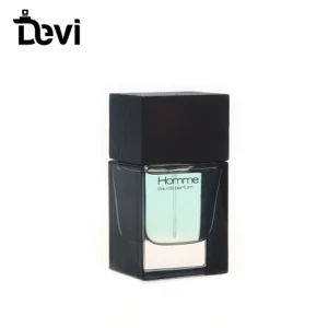 Devi Custom Wholesale Thick Bottom Square Perfume Bottles 30 Ml Glass Spray