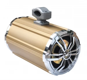 DIBEISI customized rose Oxidized Aluminum alloy basket dual subwoofer high SPL ATV/UTV boat marine tower speaker (pair) DBS6592