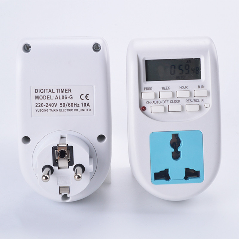 Buy Digital Timer Switch Eu Plug Al-06 Weekly Programmable Electronic ...