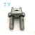 Import DIN741 wire rope electrical malleable iron clip with groove ZP from China