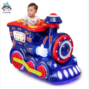Dinibao 2020 coin operated game park  kids ride on cars electric swing train machine made in china