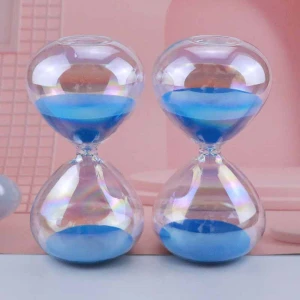 Directly Buy China Home Decoration 1 3 5 minute tea timer coffee sand timer colorful glass hourglass bottle  sand timer