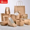Disposable custom design eco friendly food packaging