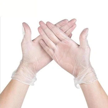 Disposable PVC Gloves Personal Protective Equipment Safety Gloves Textured Food Grade Disposable Powder Free Vinyl Gloves