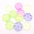 Import DIY Art Eco-friendly Decorative Plastic Bead  Acrylic Flower Beads Clear Mixed Flower Shaped Acrylic Beads For Jewelry Making from China