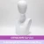 Import DL170701 Female painting head mannequin for hat, wig display, glossy white head mannequin on sale from China