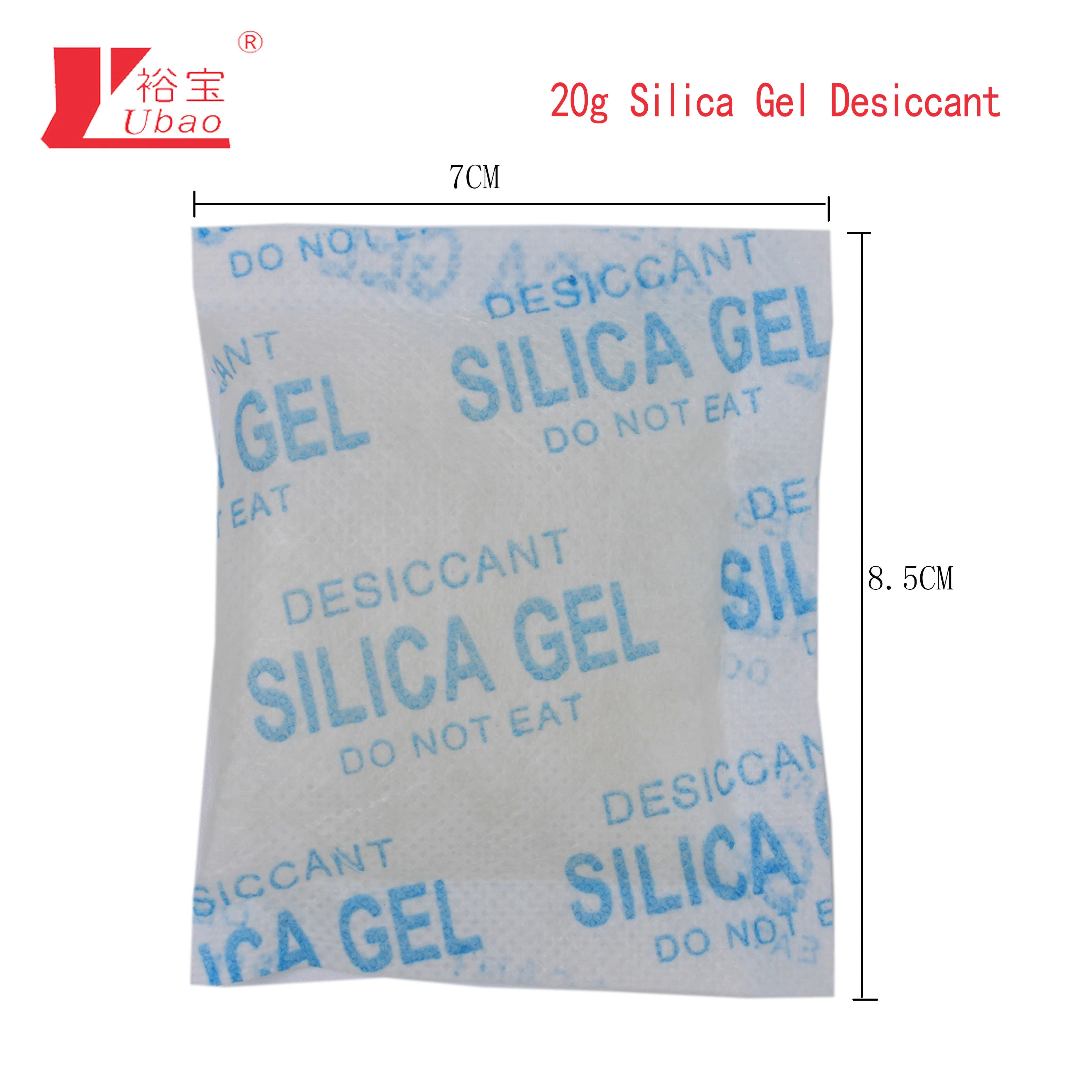 DMF free non woven fabric 20g food grade silica gel desiccant packs sachet
