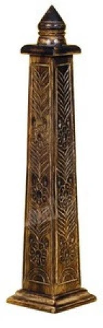 DOMED TOWER WOODEN INCENSE BURNER