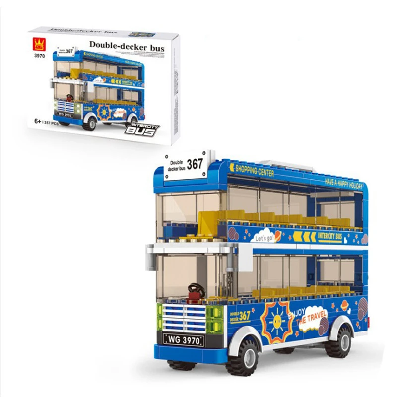 double-decker city bus girls friends series bus toy slegoinglys friends bus
