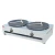 Import Double Plates Crepe Machine / Gas Crepe Maker from China