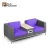 Import Double seat fabric office public place waiting sofa chair with USB charging port from China