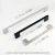 Import Drawer matt Black aluminium for kitchen cabinets door pull handle from China