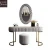 Dressing table set modern design dresser fabric with marble top stainless steel frame console table with mirror