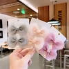 Dropshipping Korea  Style Headdress Bowknot Solid Color Hairpin Beautiful Bow Hair Clip Duck Clip Princess Hair Accessories
