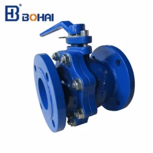 Ductile Iron Full Bore Flanged Ball Valve PTFE Seal/Hard Seal