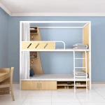 Durable Modern Metal Four-Person Dormitory Bed Space Capsule Design for School Hotel & Apartment Bedrooms Frame Bed for Students