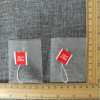 E1001 5.5*7cm Food grade organic nylon pyramid tea bags with tag