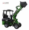 Earth moving machinery 0.6 ton small wheel type loader with backhoe attachment for digging