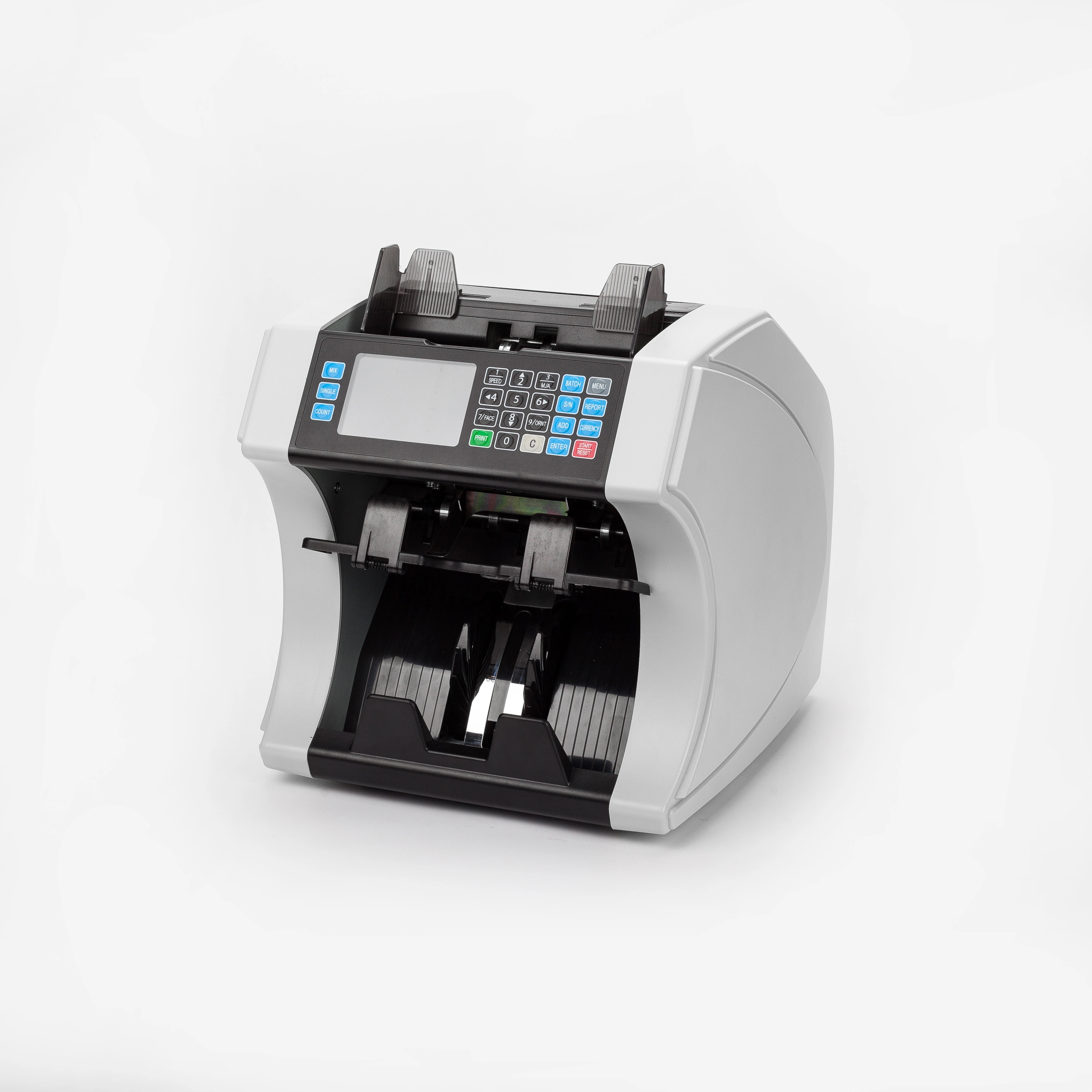 EC1689 professional two pocket bill counters double CIS in USD EURO GBPseries number  cash currency sorter machine