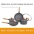 Import Eco-friendly 4Pcs Medical Stone Coating Nonstick Pan Set Fine Iron Cooking Pot Sets Fry Pan Woks Kitchen Cookware Sets from China