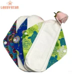 Eco-friendly Bamboo Cotton Panty Liner Mama Period Napkin Cloth Menstrual Pad