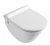 Import Economic Sanitary Ware Ceramic Bathroom Toilet Washdown Three Piece Wall Hung Toilet With Rimless CE Certificated from China