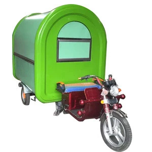 electric portable snack car best quality fast food cart electric mobile food truck