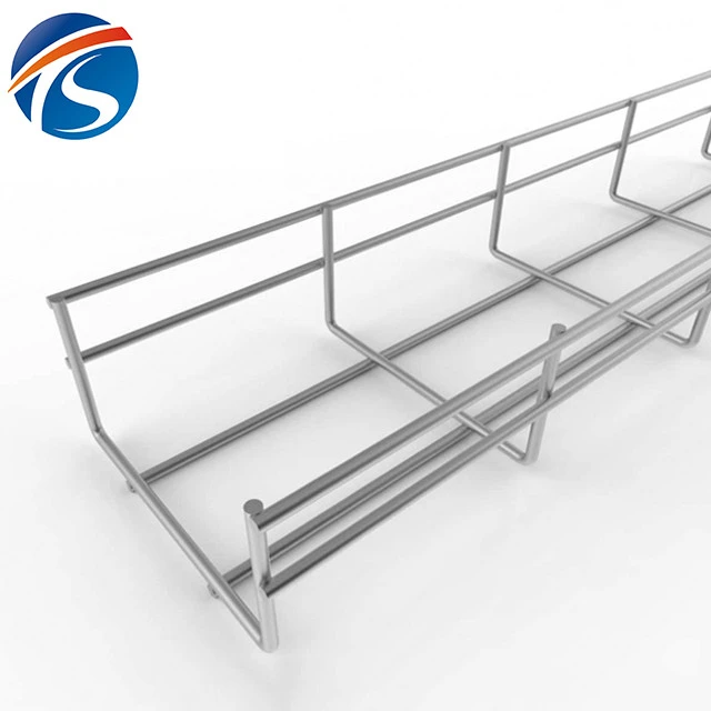 Electro galvanized wire mesh cable tray size