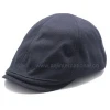 Embroidery custom ivy cap black cotton ivy cap classic newsboy cap hat