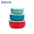 Import Enamel Food Storage Bowls Mixing Bowls Enamel Reusable Salad Bowl with Plastic Lids from China