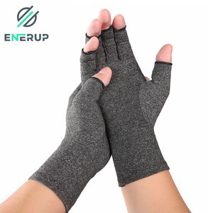Enerup Sports Gym Half Full Finger Therapeutic Recovery Compression Anti Arthritis Gloves