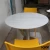 Engineered stone dining table and chair / cultured marble stone restaurant table