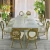 Import Event dining kid size table metal base children furniture sets chair from China