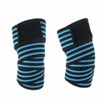 Extra Heavy Duty Weight Lifting Custom Knee Wraps Elastic Knee Compression Bandage Wraps manufacturer under Ash bro