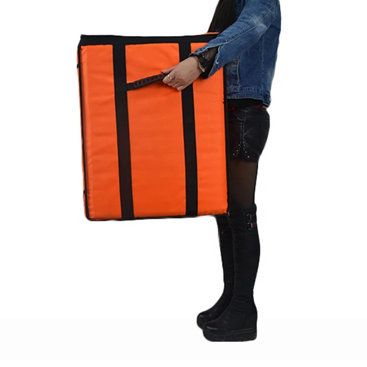 Extra large waterproof light weight pizza fresh food delivery bag insulated cooler bag for foods delivery