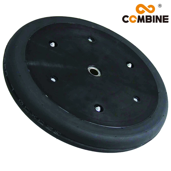 F06120408 2x13&quot; New Agricultural Seeder parts Closing Wheel Tire Assembly Rubber Wheels