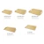 Import Factory custom eco friendly bamboo fiber table tray coffee tea platter kitchen restaurant hotel bar food serving trays from China