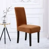 Factory direct chair seat cover with wholesale price velvet  wedding chair cover