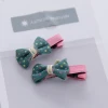 Factory Direct Sale wholesale children ribbon bow hair clip for kids girl hair accessories