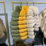 Factory Directly Wholesale Fur Coat Women Luxury Fluffy Real Fox Fur Jacket Winter Genuine Fox Fur Coat Women