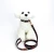 Import Factory Hot Selling Tear Proof Durable Designers Leather Pet Dog Collar Luxury And Leash With Golden Tag from China