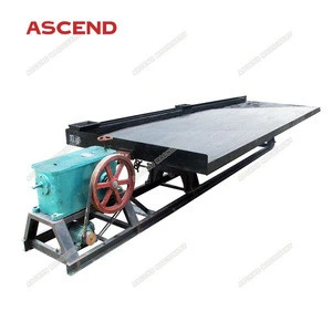 Factory low price mining mineral gold copper chrome ore shake table gravity separator