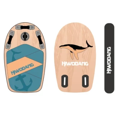 Factory New Design Inflatable Wood Body Board Sup Board