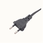 Factory Outlet Euro 2PIN Power Cord 220v AC  Power Cable for Home Appliance 300/500V "8"Model plug cable