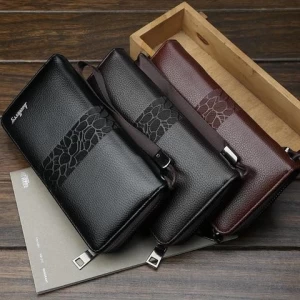 Factory Outlet Long PU leather man wallet,pu leather wallet,wholesale 2020 business man wallet