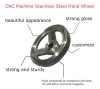 Factory price 60mm100mm 160mm metal handwheel CNC machine tool high temperature resistant stainless steel handwheel